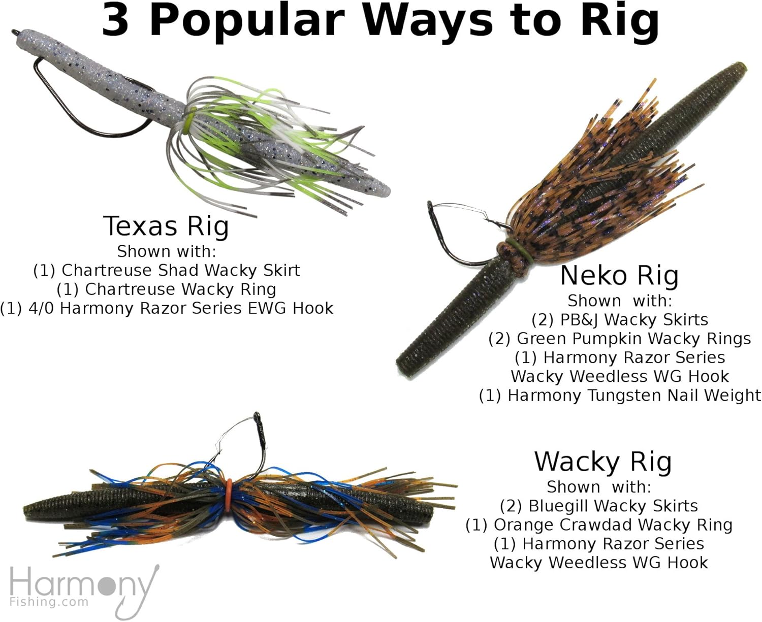 Ned Rig Neko Rig Fishing Ned Rig 2-Pack Wacky Rig Tools With 340 O