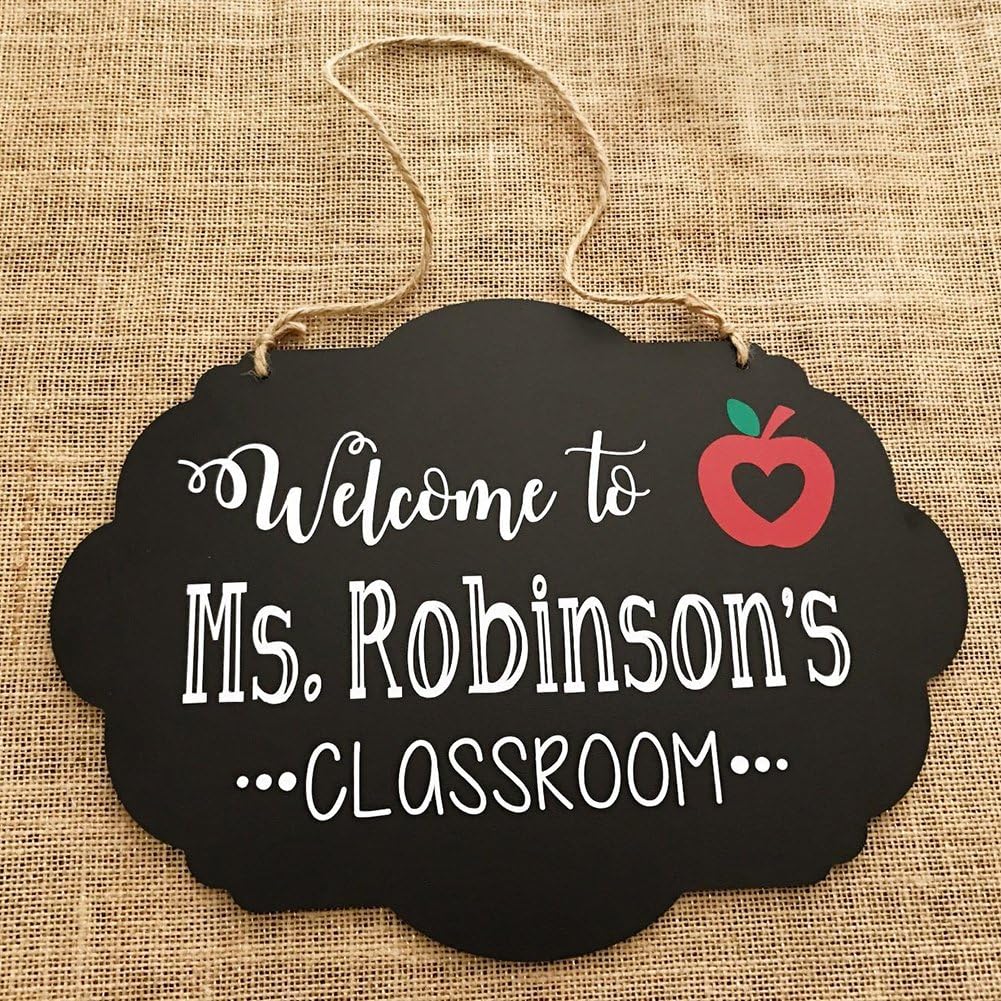AUSTOR Chalkboard Sign 8x10 Inch Double Sided Erasable Message Board with Hanging Strings, 2 Shapes x 2, 4 Pack : Office Products