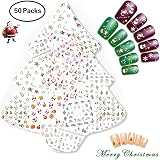 24 Blatt Nagelaufkleber Set | Selbstklebende Blumen & Muster | Für Natürliche & Künstliche Nägel | Einfache Maniküre-Deko