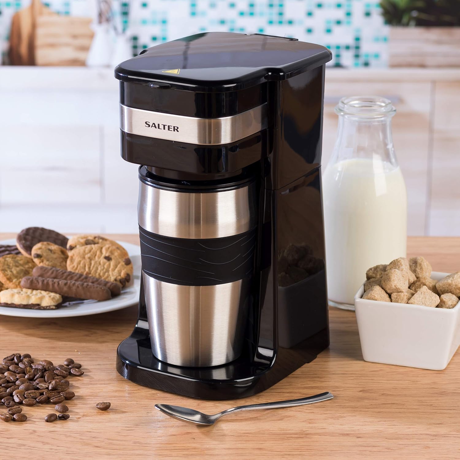 Salter COMBO 4774 Digital Coffee Maker To Go And Milk Frother Buy