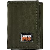 Timberland PRO Men's Cordura Nylon RFID Trifold Wallet with ID Window