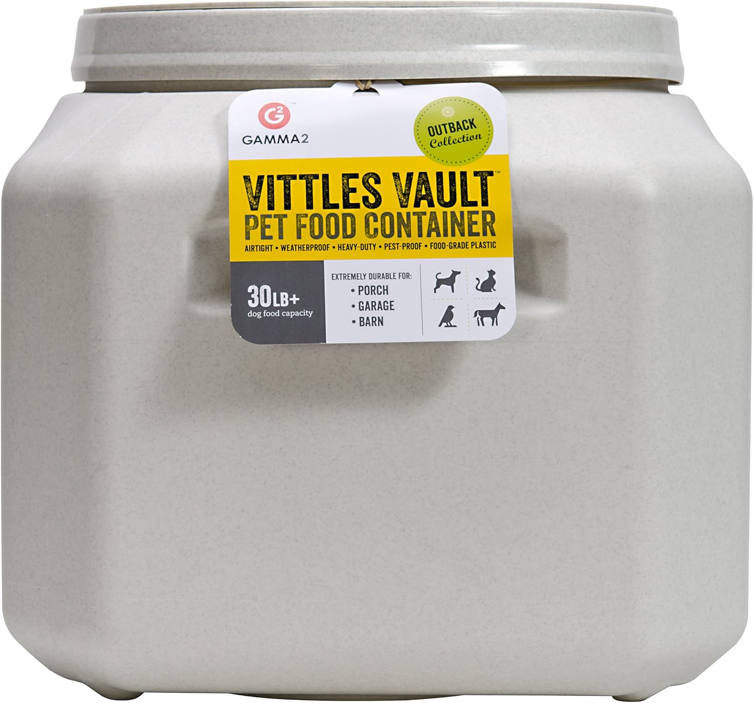 30 lb dog food container