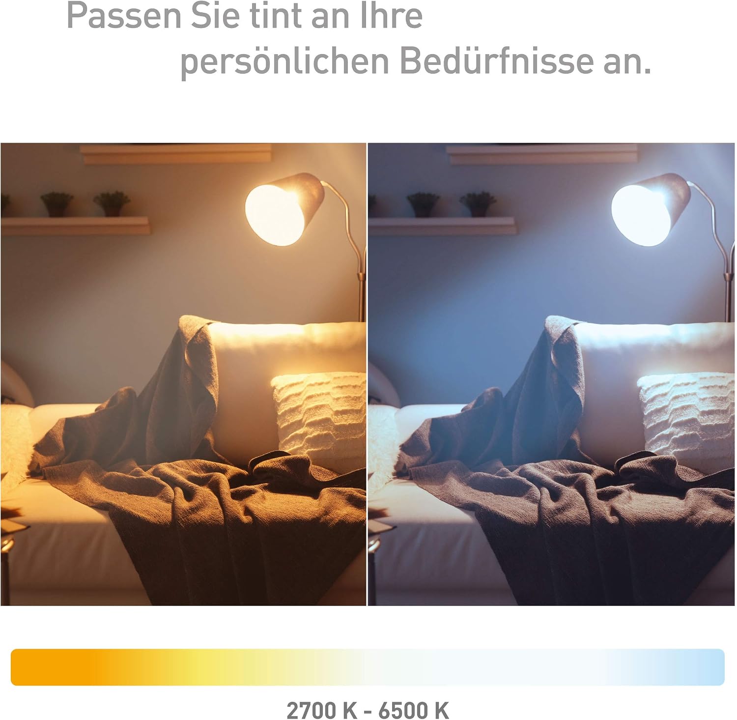 Müller-Licht Tint LED Bulb E14 White Compatible with Alexa and Google Home via an app Controllable (It's On the Go) - Image 5