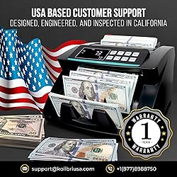 KOLIBRI Money Counter Machine with Advanced Fake