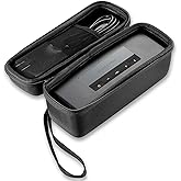 caseling Hard Case Fits Bose soundlink Mini II (1 and 2 Gen) Portable Wireless Speaker & Charger/Cable Accessories - Fits with The Bose Silicone Soft Cover - Storage Carrying Travel Bag.