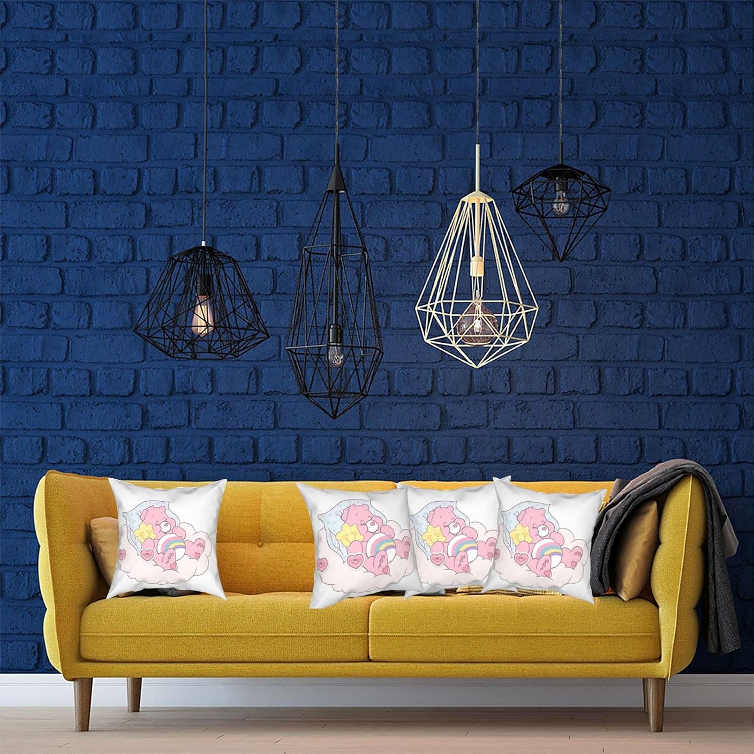 Amazon Co Jp ケアベア1 四季通用 枕通気性 スタイリッシュで耐久性のある洗濯機洗い手洗い ホーム キッチン