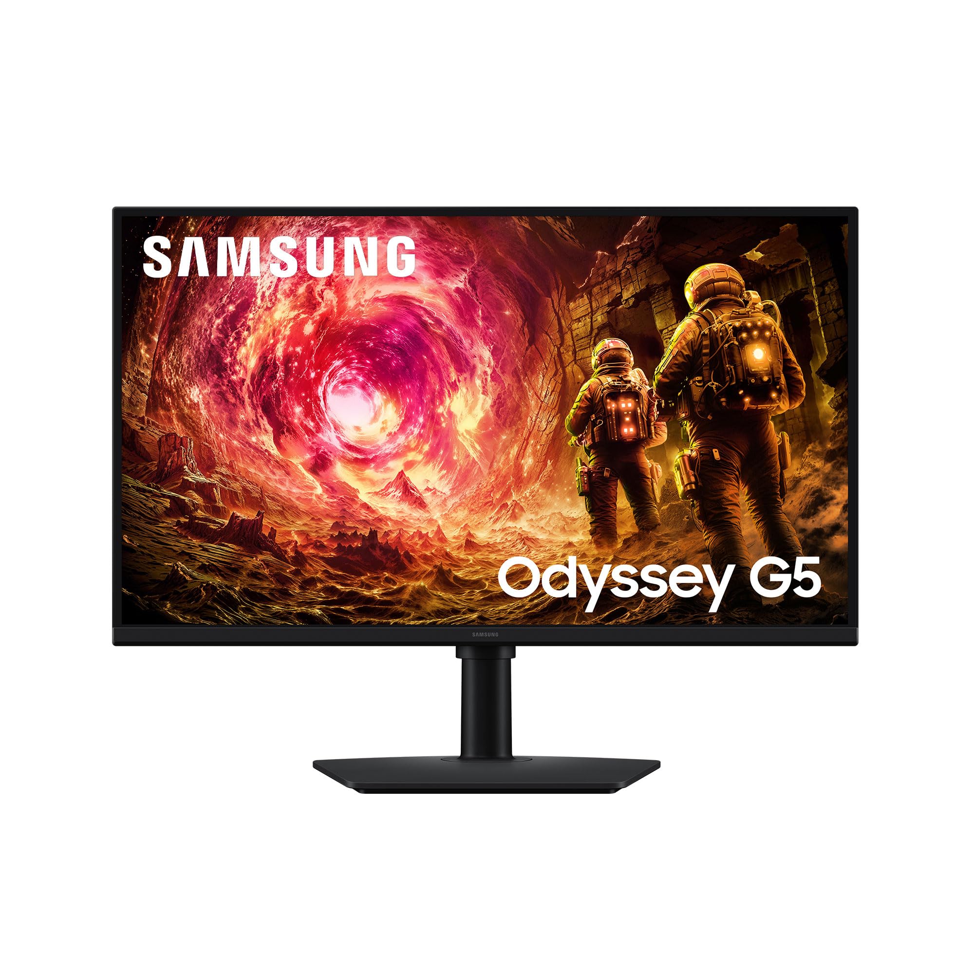 Samsung Monitor Gaming Odyssey G5 (S27FG506EU), Flat, 27", 2560x1440 (QHD), Fast IPS, 180 Hz, 1ms, Compatibilità G-Sync, HDMI, Display Port, Ingresso Audio, HAS, Pivot
