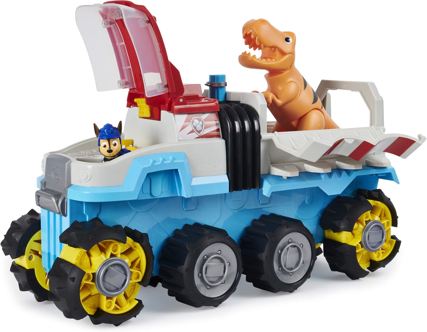PAW Patrol Dino Rescue Dino Patroller Motorised Team Vehicle with Exclusive Chase and T-Rex Figures - Image 4