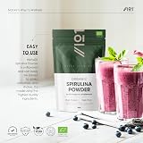 Alpha01 Organic Spirulina Powder 100g – 100% Cold Pressed view 6