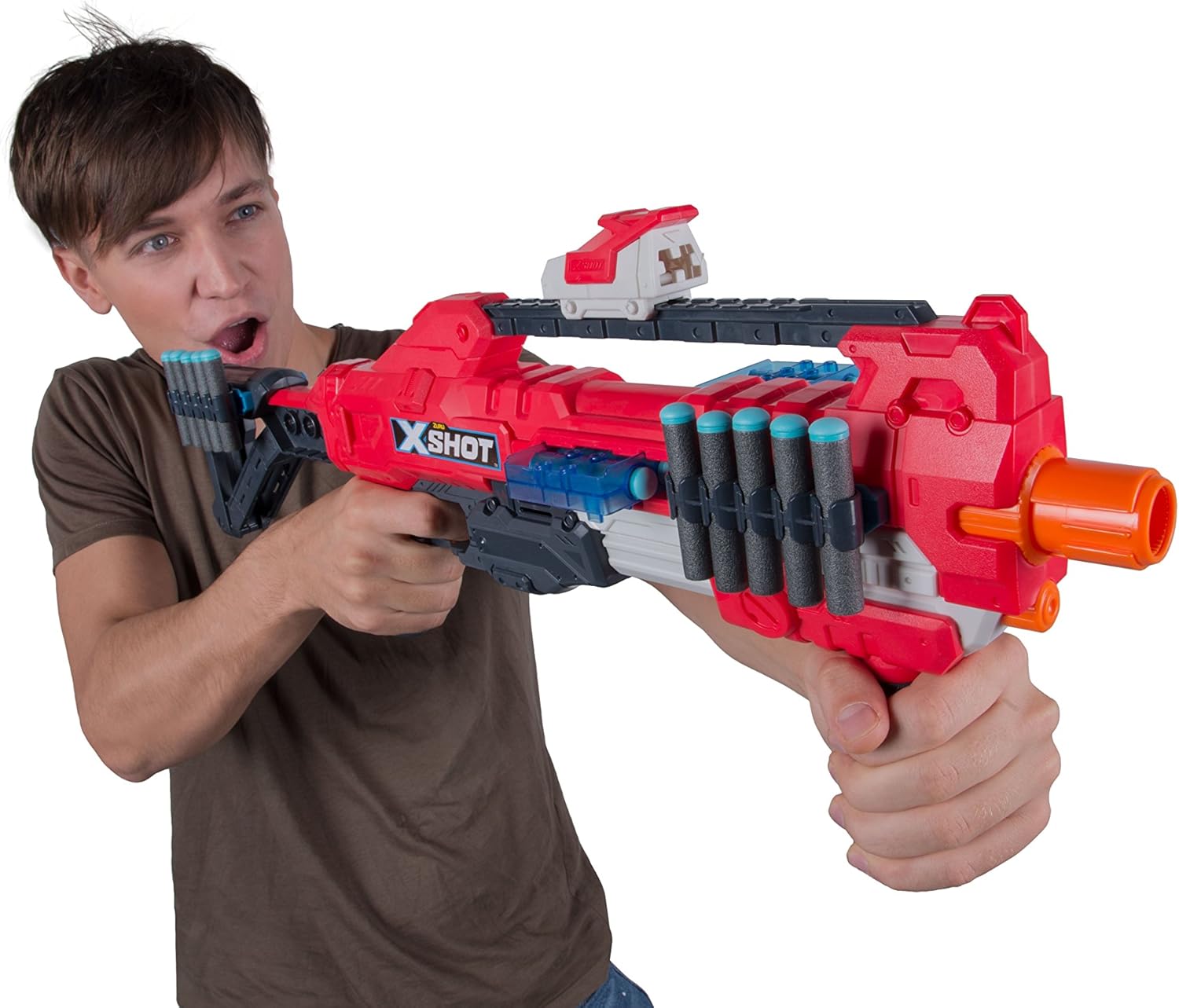 ZURU XSHOT 36351 Excel Regenerator Foam Blaster 1000 Unique