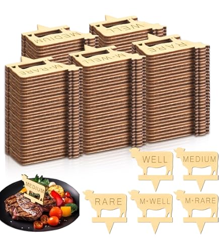 TableCraft H1028 Steak Marker, 3.5-Inch, Bamboo : Amazon.ca