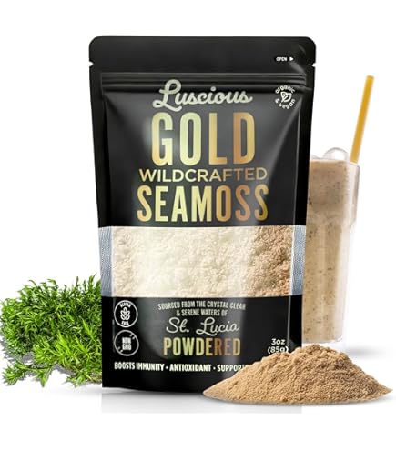 Amazon.com : Irish Sea Moss Powder Purple, St. Lucia, 3 OZ-Natural