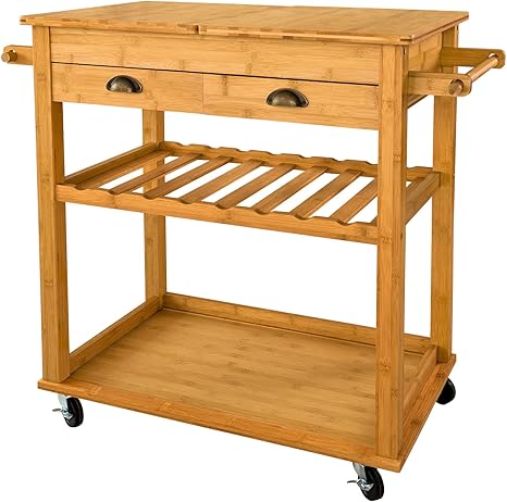 SoBuy - Carro de servicio, carro de cocina, carrito, modelo grande