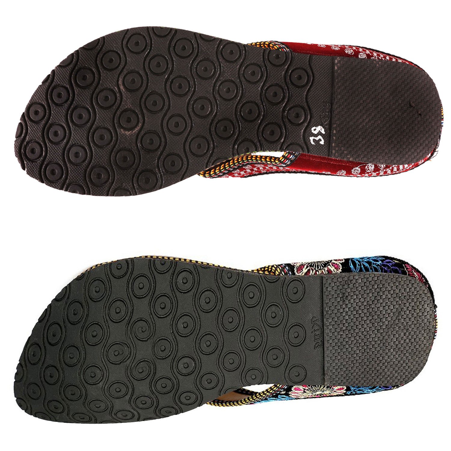 thari choice woman ethic flat stylish slipper combo pack