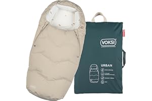 Voksi Footmuff for Stroller, Urban 2025, Natural Wool & Down, Superbly Padded & High Insulation, Extendable, Norway Product