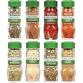 McCormick Gourmet Organic Spice Rack Refill Variety Pack, 8 count