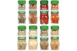 McCormick Gourmet Organic Spice Rack Refill Variety Pack, 8 count