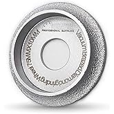 SHDIATOOL 3 Inch/75mm Profile Hand Diamond Wheel Height 10mm Demi-bullnose Edge Grinding for Stone Marble Granite Rock