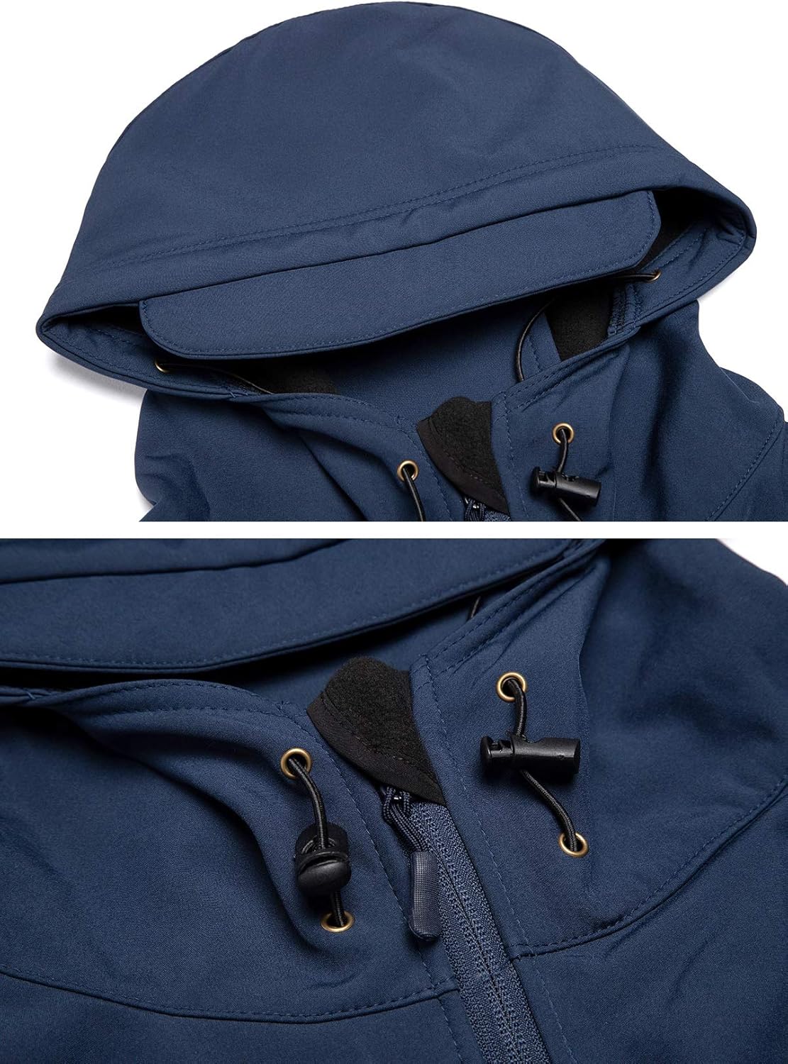 ReFire Gear Men's Army Special Ops Military Tactical Jacket Softshell Fleece Hooded Outdoor Coat: Clothing