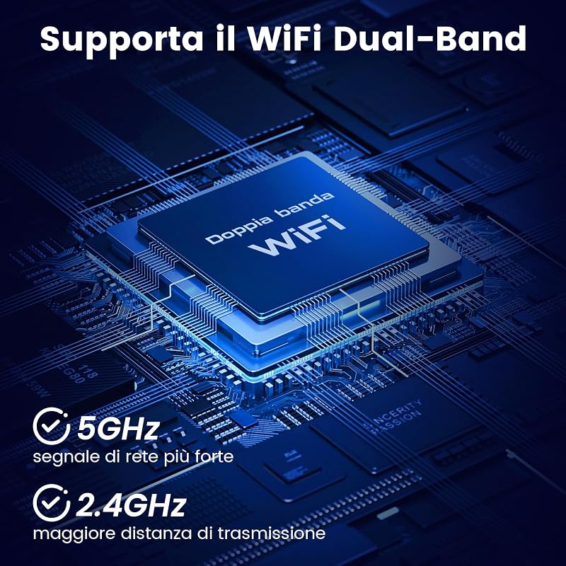 2K 3MP Telecamera WiFi Esterno Senza Fili-Archiviazione cloud gratuita,Montaggio magnetico Telecamera Wi-Fi Esterno Senza Fili 5GHz&2,4GHz WiFi,Rilevazione umana,Visione notturna a colori con IA, IP66