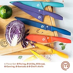 MasterChef Kitchen Knife Set with Covers