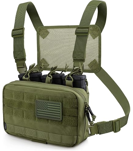 VISM AR Triple Mag Pouch – MOLLE Compatible, Holds 3 Mags, Fast Reloads