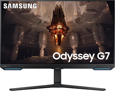 Samsung Odyssey G7 LS32BG700EUXXU 32" 4K 144Hz 1ms IPS Gaming Monitor Speakers
