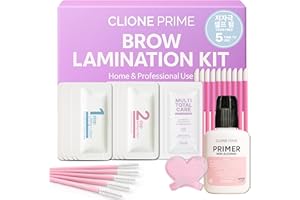 CLIONE PRIME At Home Brow Lamination Kit - DIY Eyebrow Lift for Fuller Thicker Brows - Professional Eye Brow Perm Lasts Up to