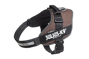 JULIUS K-9 IDC-Powergeschirr mit Logofeld, Gr. 3 Schokoladenbraun