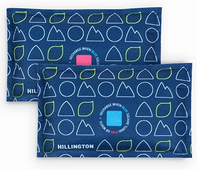 Hillington 2-Pack Car Dehumidifier Bag 250g Reusable Microwave Rechargeable