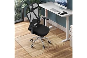 NCTOBEROWS 2Pack Clear Chair Mats for Hard Floor, 36" X 48" PVC Desk Chair Mat - Heavy Duty Floor Protector for Office & Home, Easy to Clean