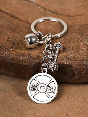 HAQUIL Dumbbell Kettlebell Weightlifting Keychain, Best
