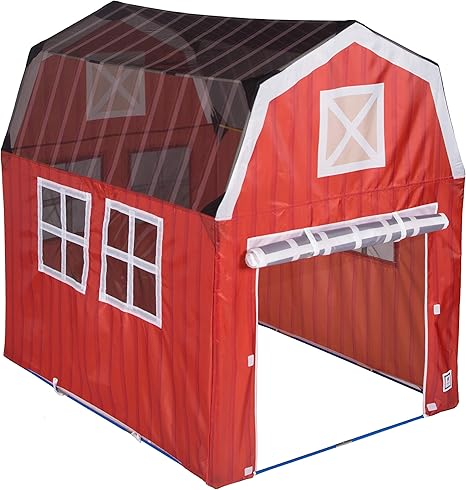kid trax rideamals barn play tent