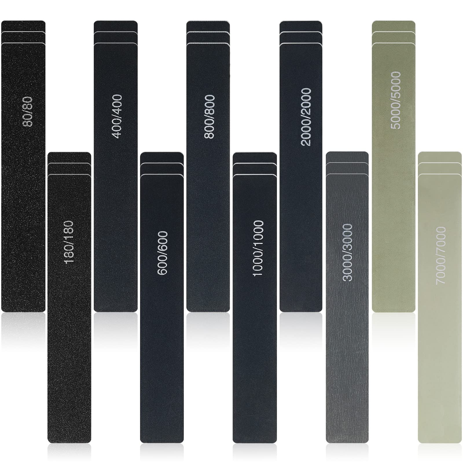 Honoson 30 Pieces Sanding Sticks Sandpaper Sanding Sticks for Plastic Models Assorted Metal and Wood Tools Polishing Stick Mini Finger Sander for Amateur and Beginner Crafts Accessories