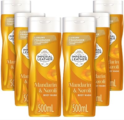 Imperial Leather Mandarin & Neroli Body Wash 6x500ml Signature Oil Blend