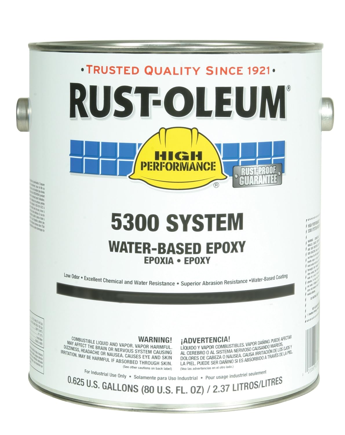 RustOleum 5344408 Safety Yellow High Performance 5300 System Water