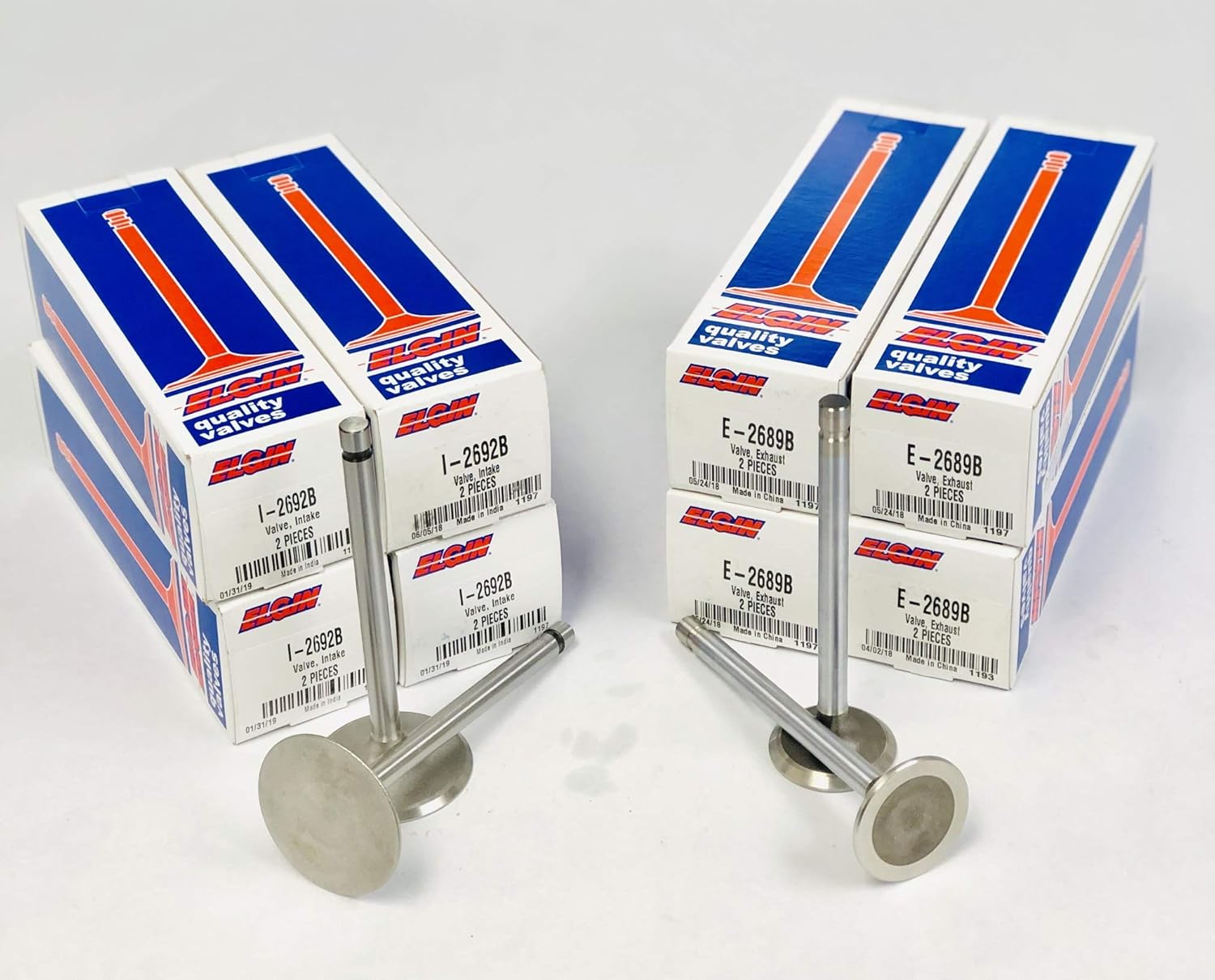 (8) Intake & (8) Exhaust Valves compatible with 199602