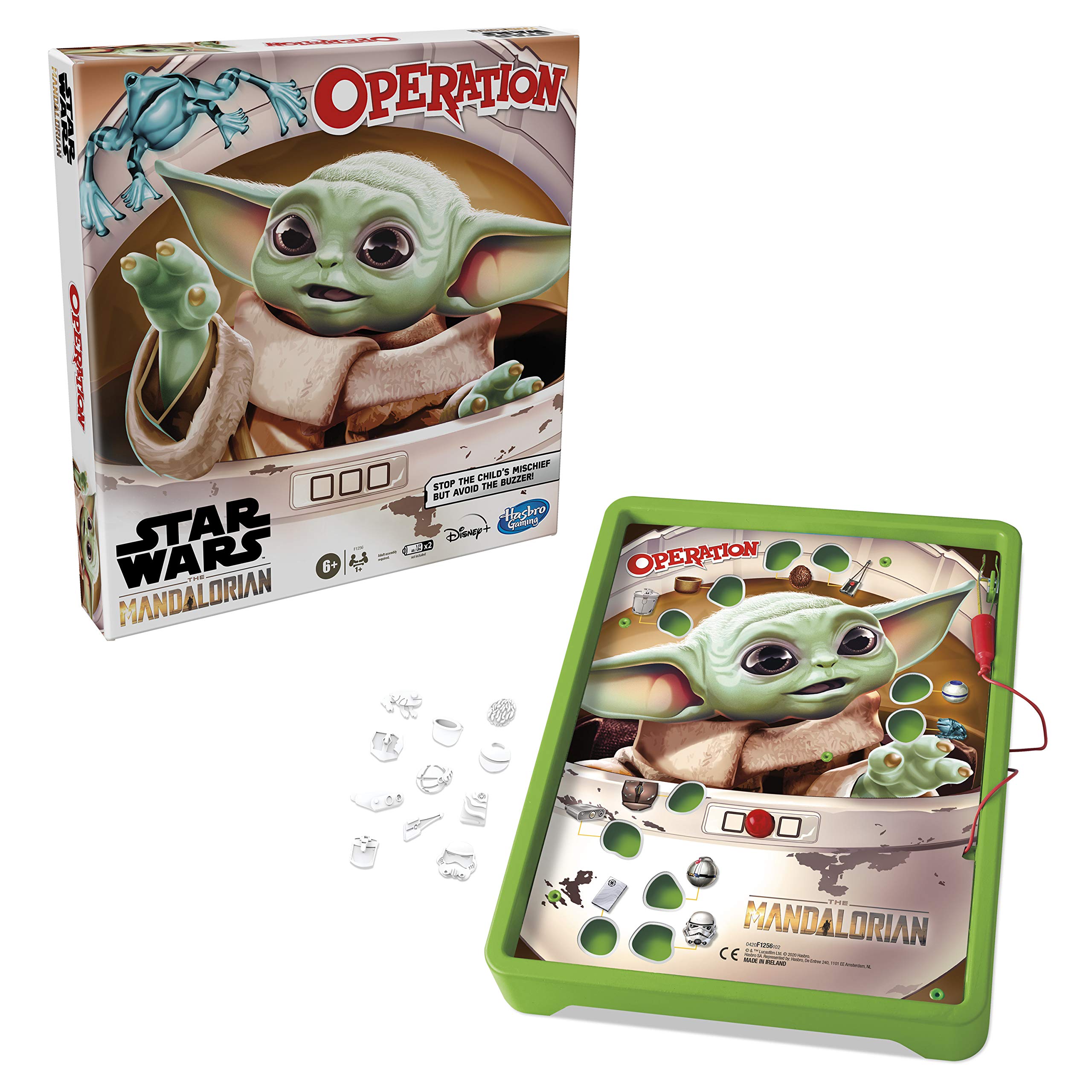 Hasbro Operation Game: Star Wars The Mandalorian Edition Board Game for Kids Ages 6 and Up, The Child who Fans Call Baby Yoda is Causing Mischief