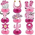 Western Cowgirl Party Decorations Let's Go Girls Cowgirl Bachelorette Party Decorations Cowgirl Honeycomb Centerpieces for Last Disco Bachelorette Party Cowgirl Birthday Western Rodeo Party Supplies