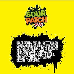 SOUR PATCH KIDS Yellow Lemon Soft & Chewy Candy, 5