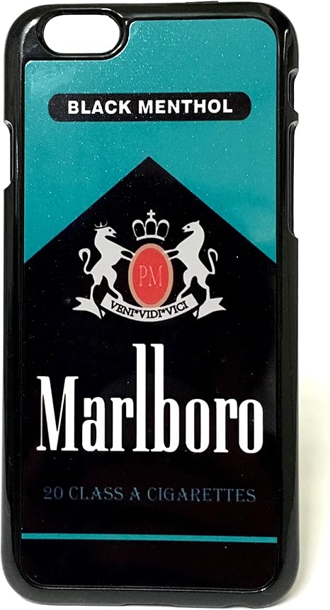 Amazon Iphone6 6s ケースカバー マルボロ Marlboro ブラメン 黒 家電 カメラ オンライン通販