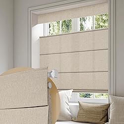 Boolegon No Drill Cordless Roman Shades for
