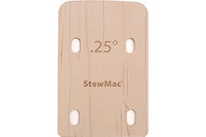 StewMac Neck Shim for Bass, Shaped, 0.25 degree