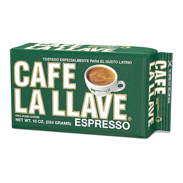 CAFÉ LA LLAVE ESPRESSO, FINE GRIND, 10 OUNCE...