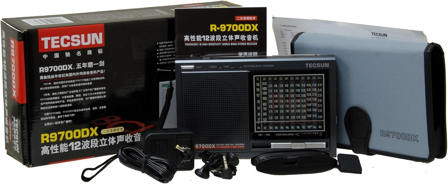 Tecsun R9700DX 12-Band Dual Conversion AM/FM Shortwave Radio: Electronics