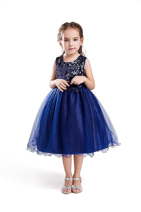 ELSA & ANNA® Top Qualität Mädchen Prinzessin Kleid Hochzeitskleid Verrücktes Kleid Brautjungfer Kleid Weihnachtsfest kleid Pa