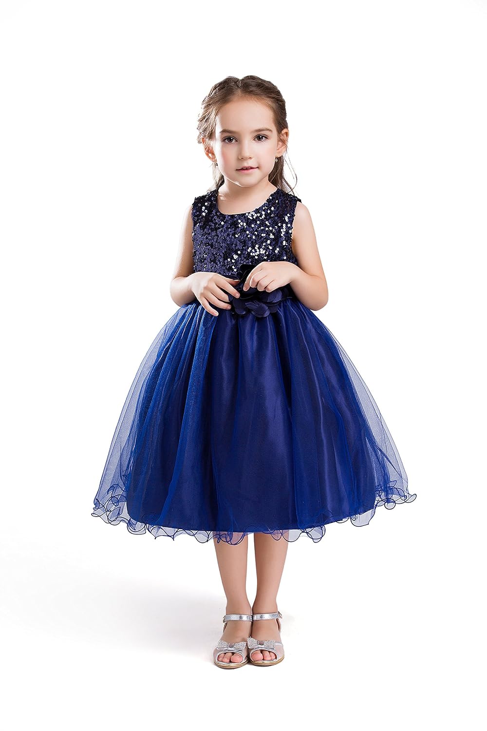 ELSA \u0026 ANNA® Ragazze Principessa Abiti Partito Vestito Costume Abito da  Sposa Abito di Natale Festa di Matrimonio Abito IT-BLU-PDS01 Costumi e  travestimenti urban-earth.co.uk