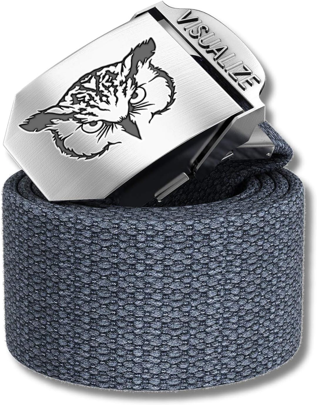 VISUALIZE Mantle  Golf Belts for Men & Women Cool Belt Buckle