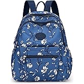 Pealwel Mini Backpack Purse for Women,Small Nylon backpacks for Ladies Backpacks Women Anti Theft Travel Bag (Orchid)