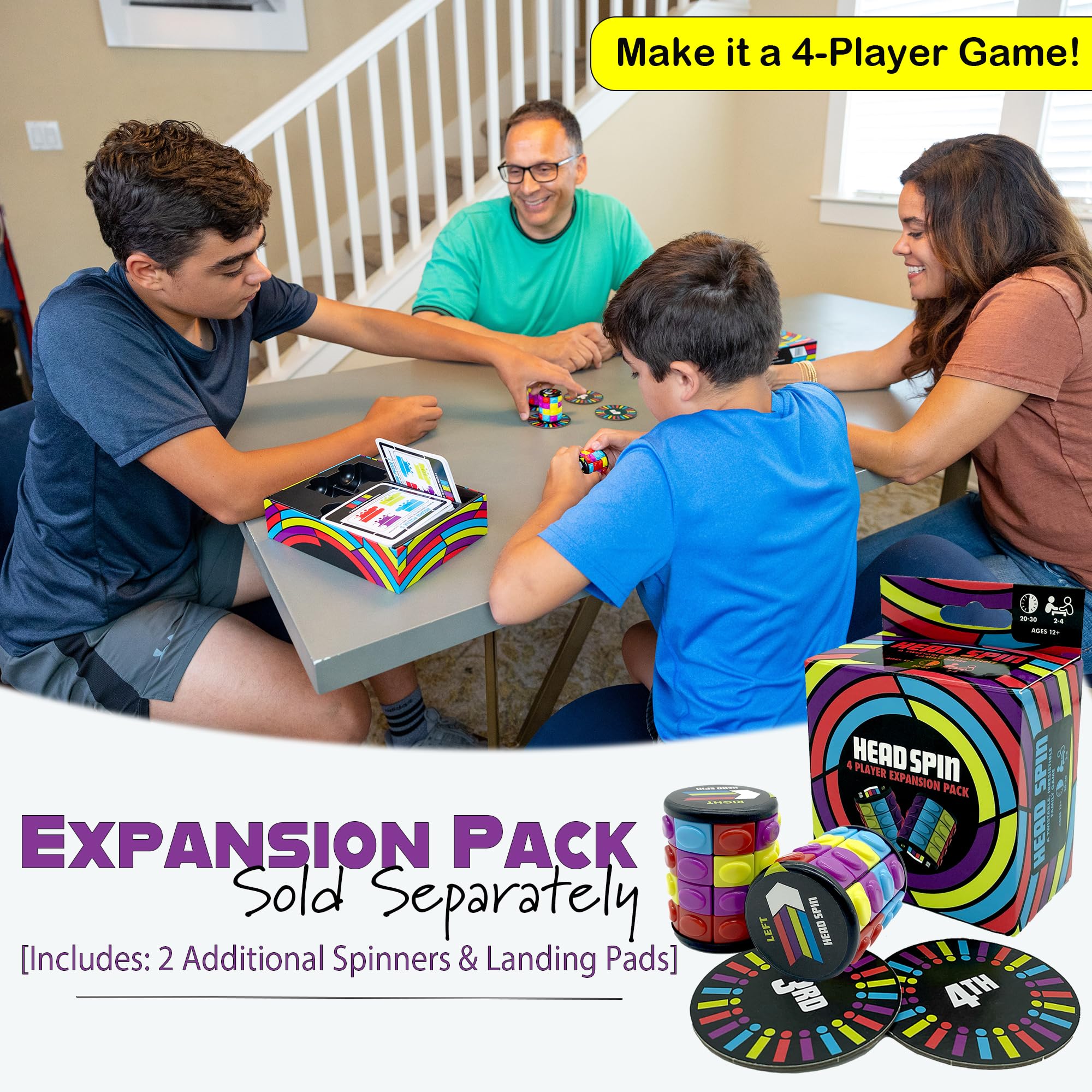Logic Spinner Mua Project Genius Head Spin Game – Family Game Night, Fidget Spinners ...